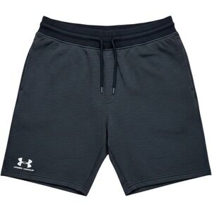 Under Armour Mens XL Loose Fit Fleece Athletic Shorts Heathered Charcoal Gray
